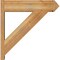 Ekena Millwork Traditional Rough Sawn Arts and Crafts Outlooker, Western Red Cedar, 8"W x 32"D x 32"H OUT08X32X32TRA03RWR - alternate 3